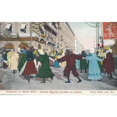 Carnaval de Nice - 1909 Ronde Niçoise pendant le Corso